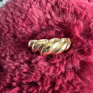 Ana Luisa Elegant Gold-Tone Dome Ring